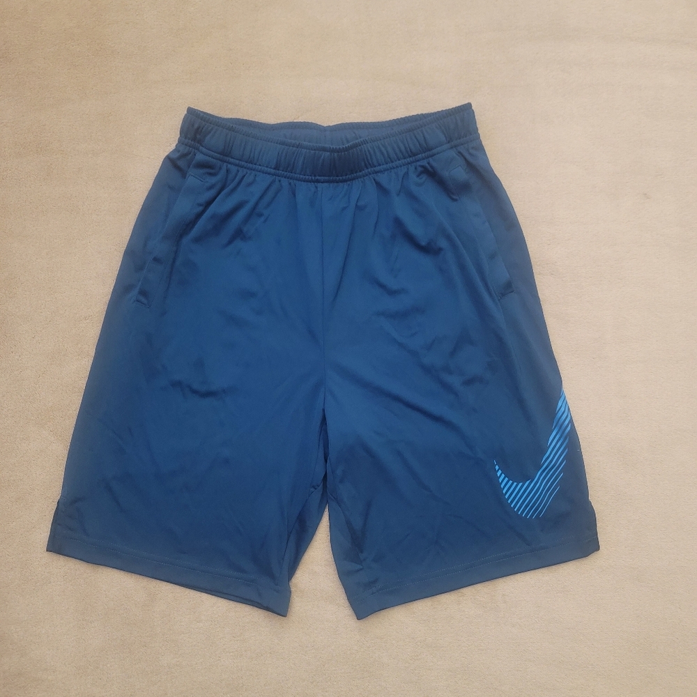 Nike Boy's Blue Dri-Fit Training Shorts Size XL NWT